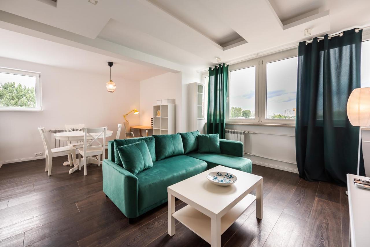 Saska Kepa Green Apartment Варшава Екстериор снимка