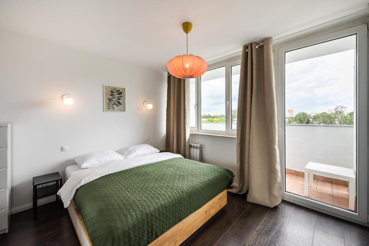 Saska Kepa Green Apartment Варшава Екстериор снимка